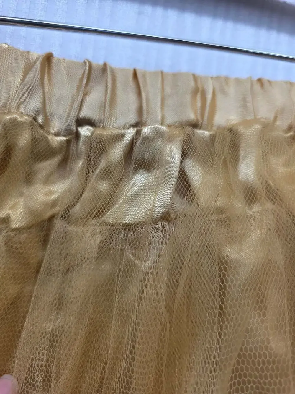 Unbranded gold tulle